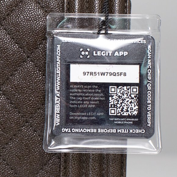 Chanel Caviar Chocolate Brown Quilted Medium Boy Bag - Picture 11 of 12